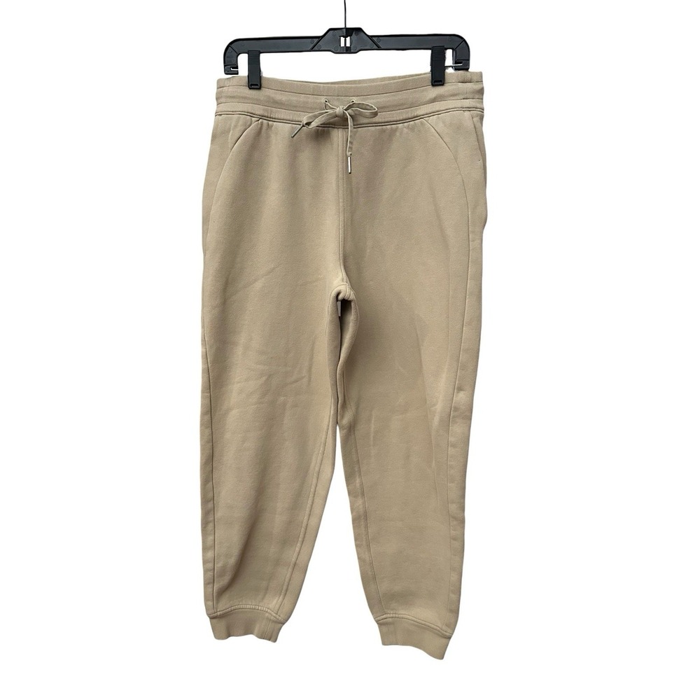 Lululemon Mens Pants Medium Smooth Spacer Jogger Tan Brown Fleece Soft #J5-8